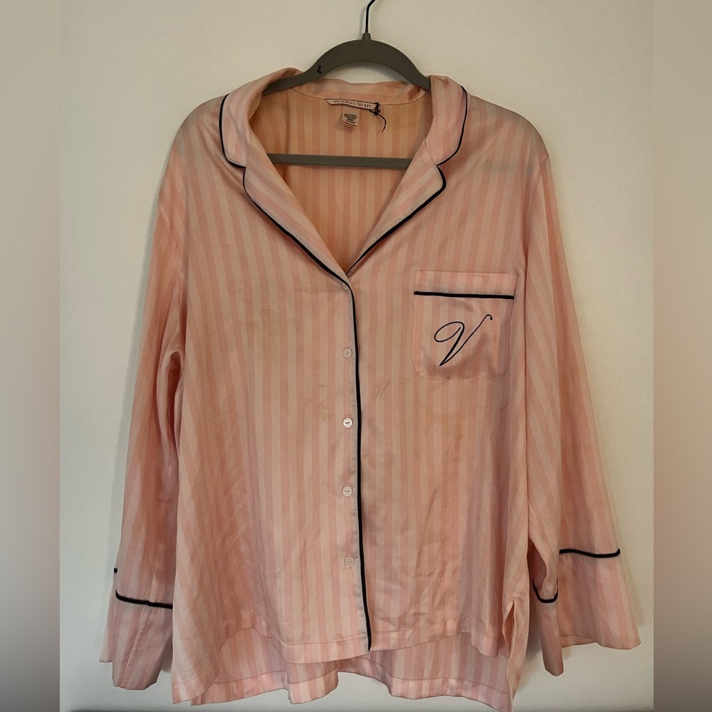 Victoria Secret Satin Long Pajama Set